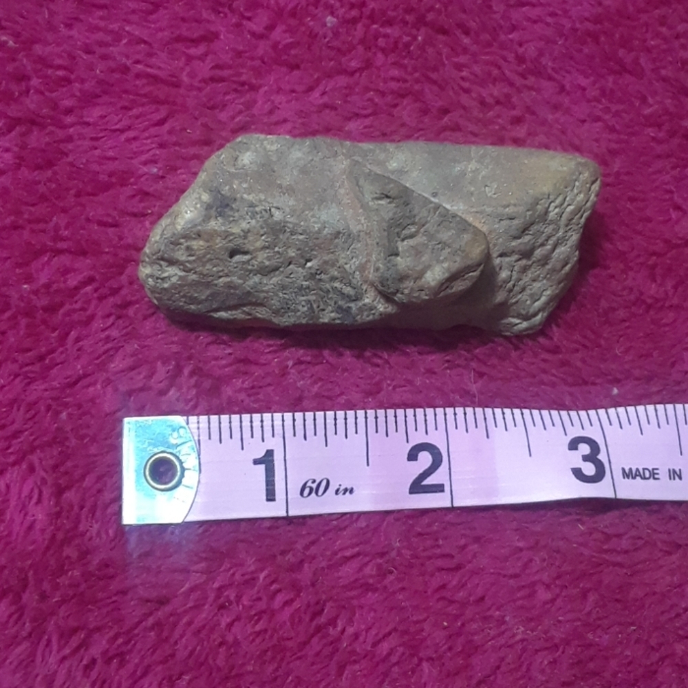 Fairy Cross (Raw Staurolite) 68.36g 3in x 1.25in